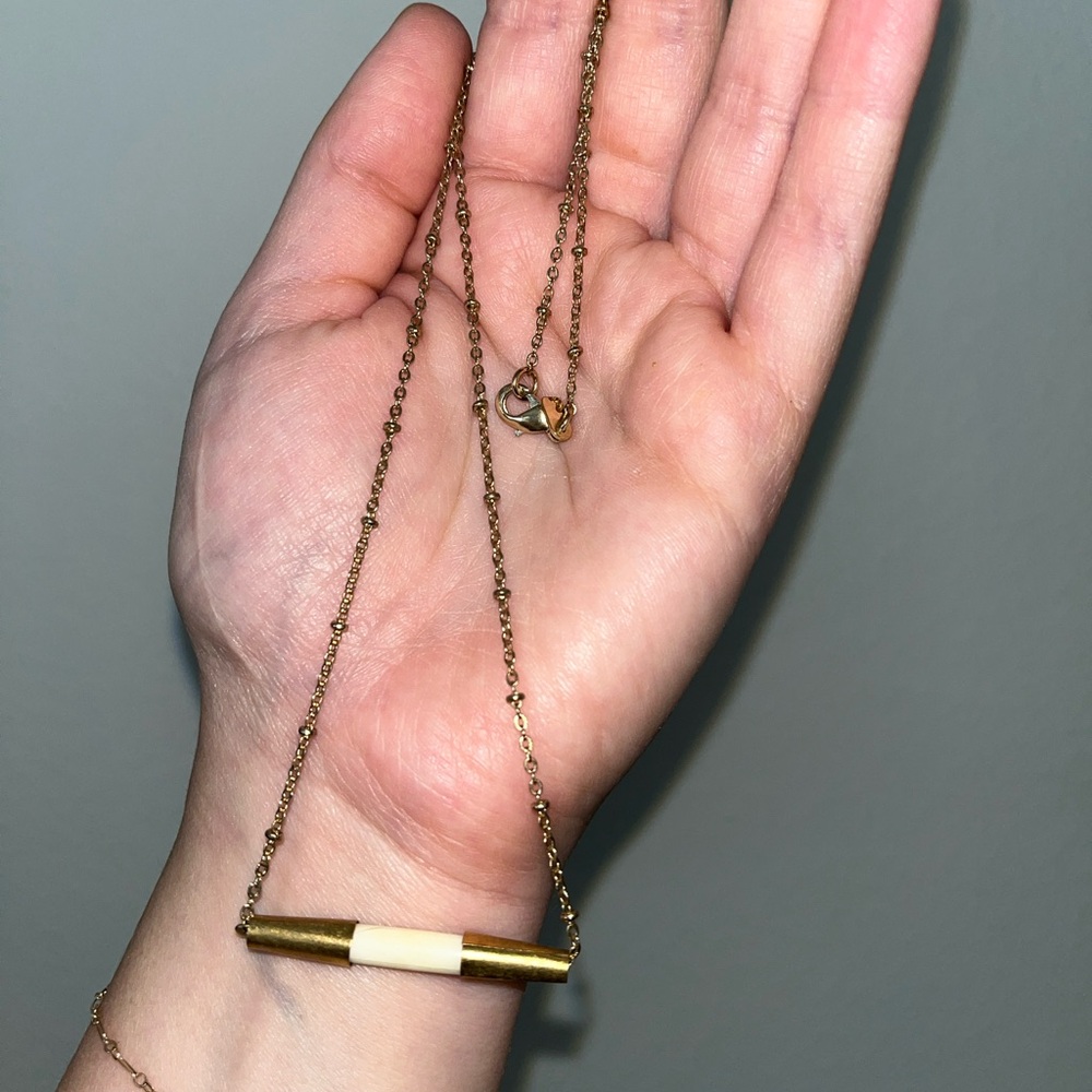 🌾 VANESSA MOONEY Cream BoHo Western Necklace